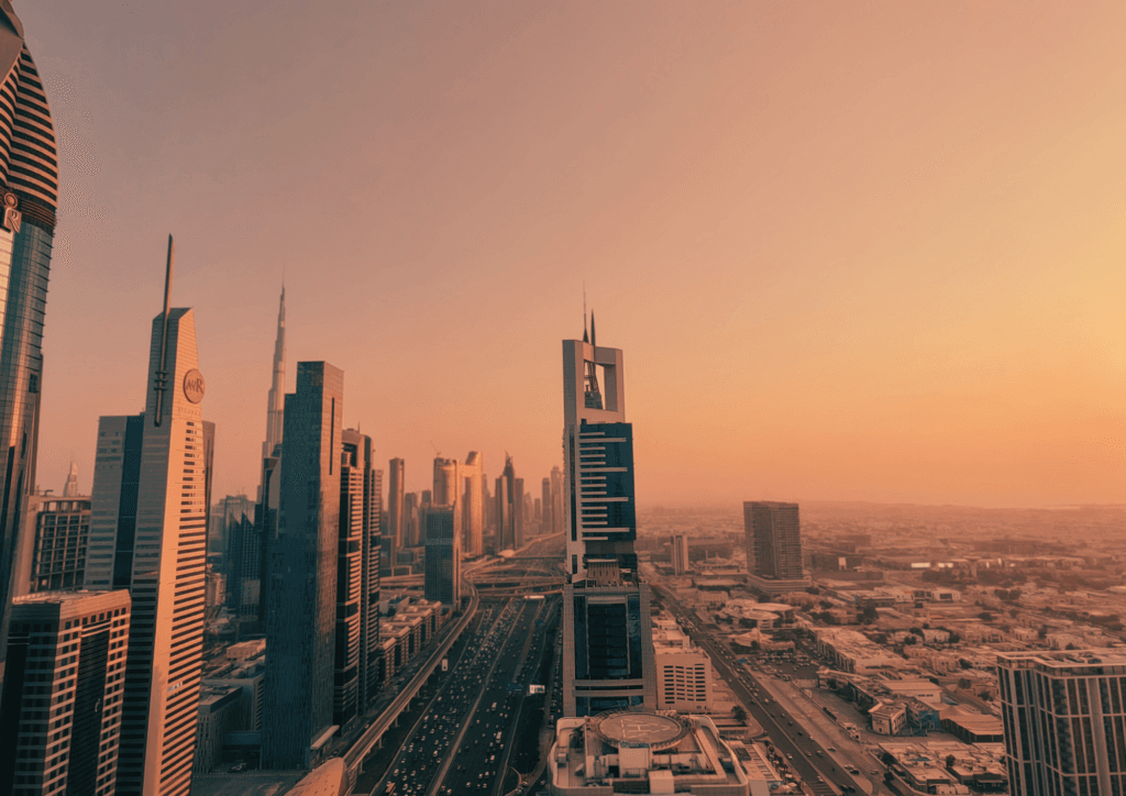 Rooftop view from Four Point by Sheraton Sheikh Zayed Road