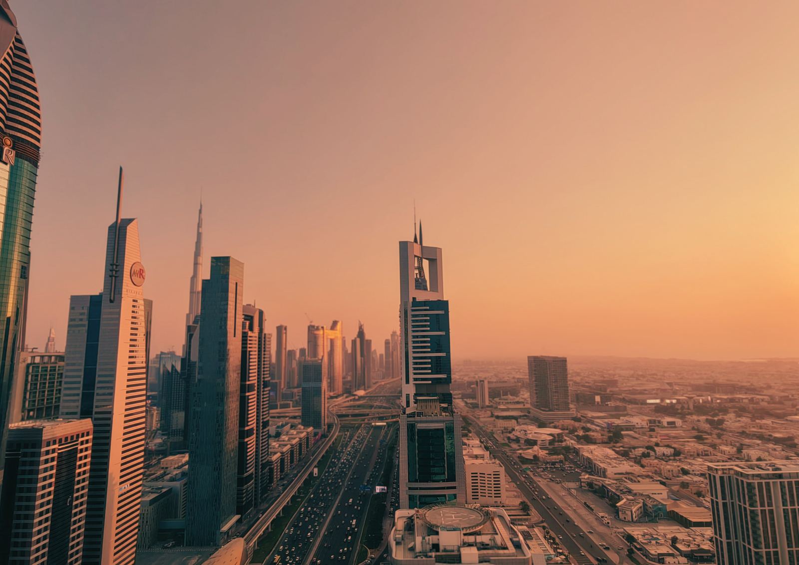 Rooftop view from Four Point by Sheraton Sheikh Zayed Road