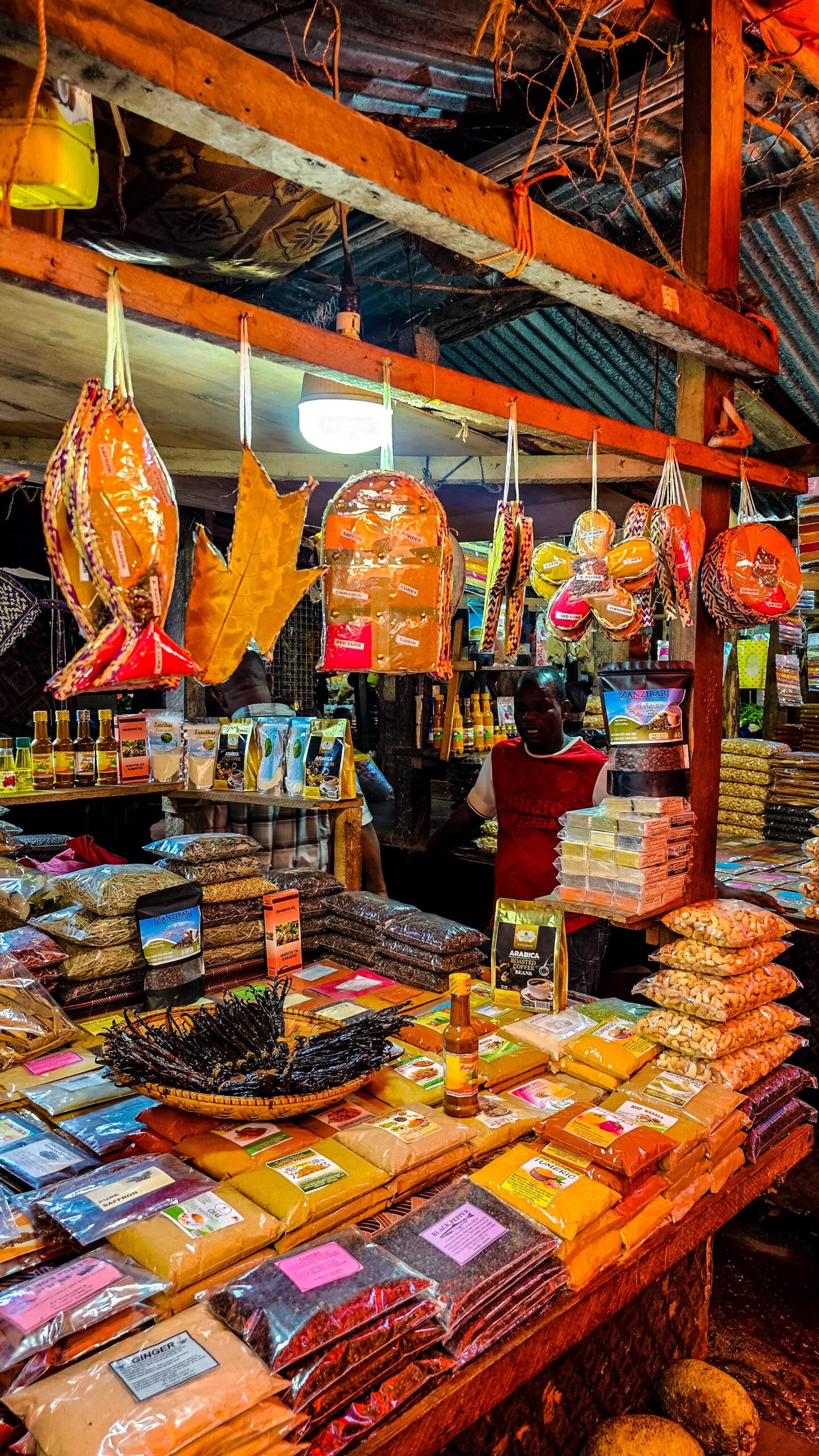 Zanzibar: Abundance of spices at the Stone Town markets Zanzibar: Abundance of spices at the Stone Town markets